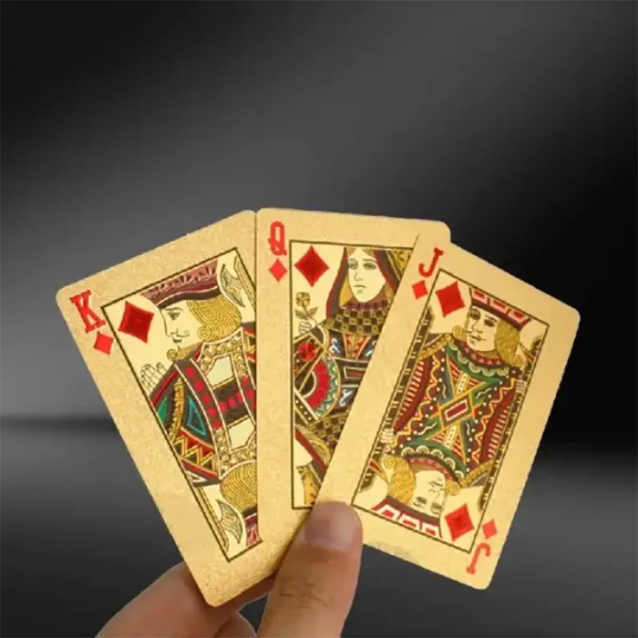 ورق بازی ( پاسور) روکش طلا